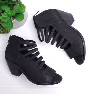 Eileen Fisher James Nubuck Pebbled Leather Sandals